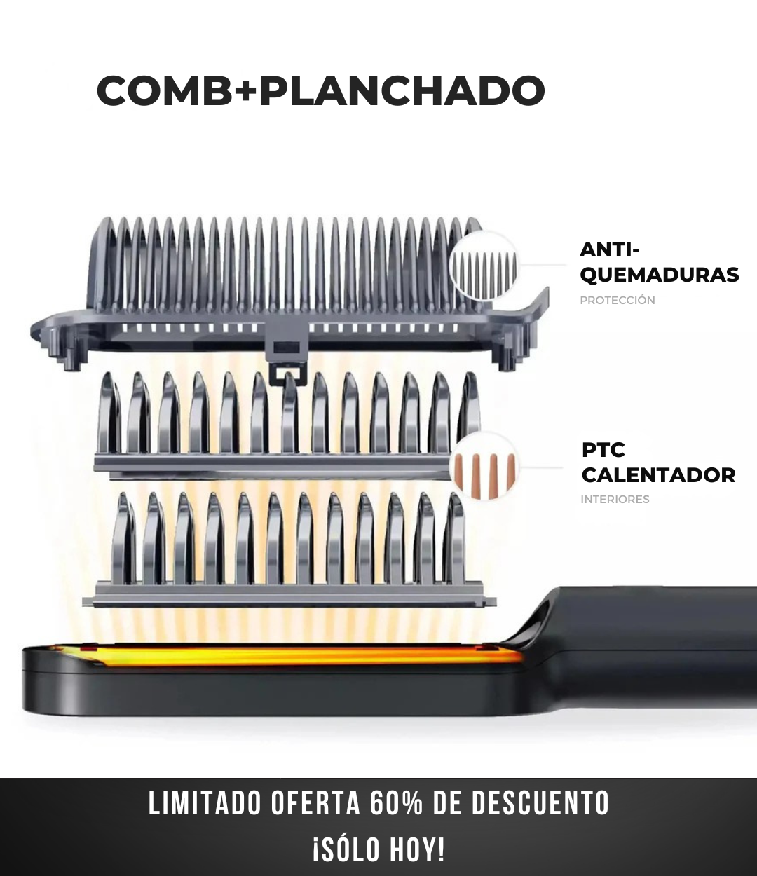 OFERTA Cepillo Alisador TYMO® Liss