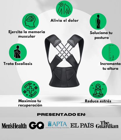 Corrector de Postura Ultra Confort+ Masajeador Cervical (GRATIS)