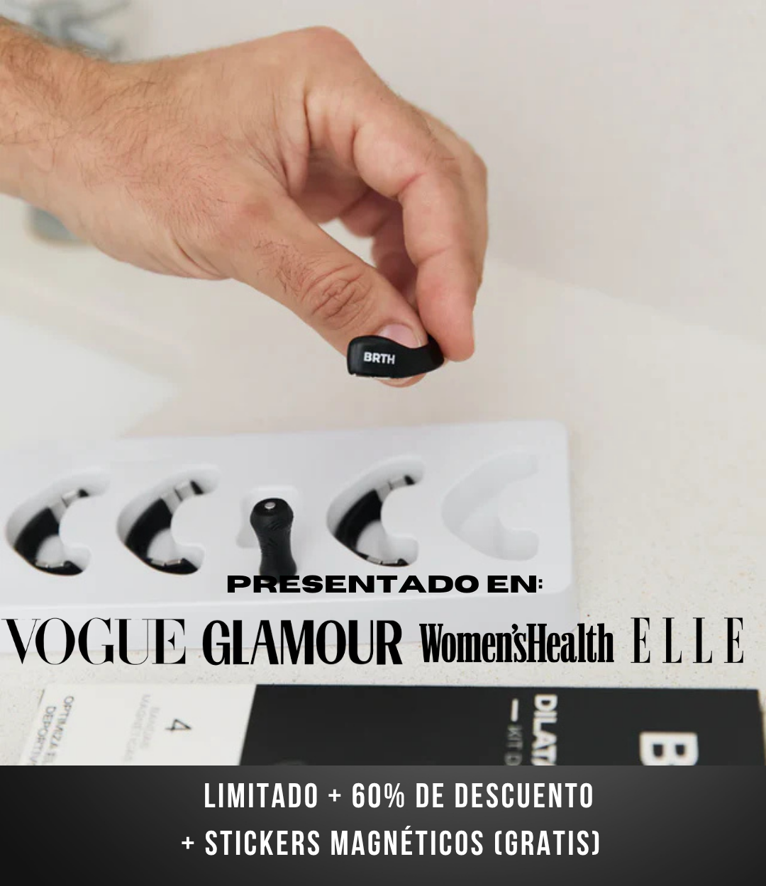 Dilatador Nasal BRTH + 30 Stickers Magnéticos (GRATIS)