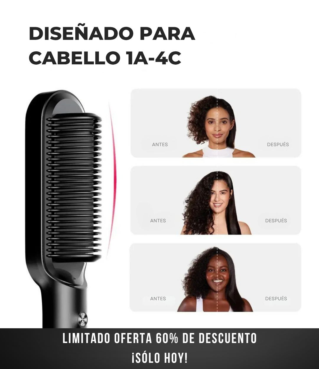 OFERTA Cepillo Alisador TYMO® Liss