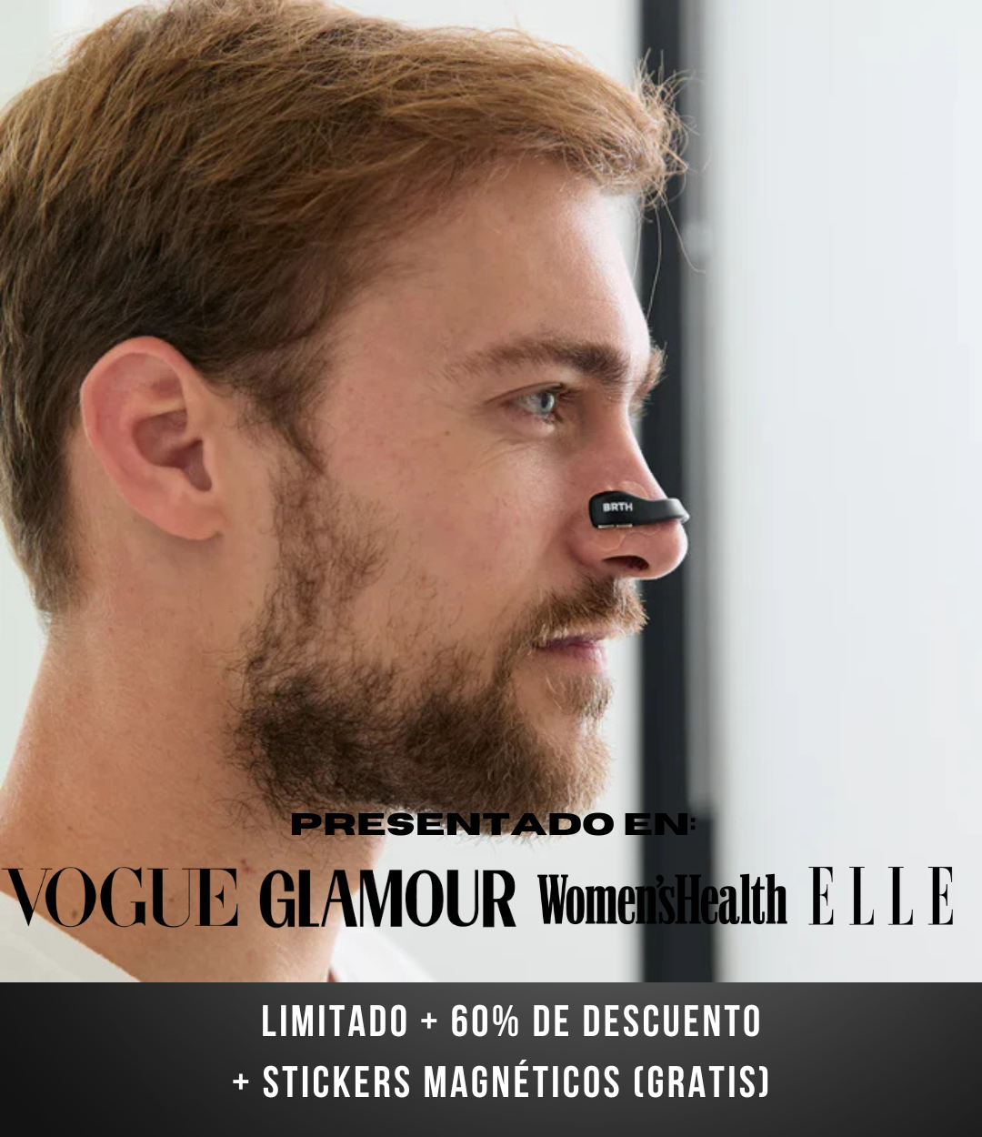 Dilatador Nasal BRTH + 30 Stickers Magnéticos (GRATIS)