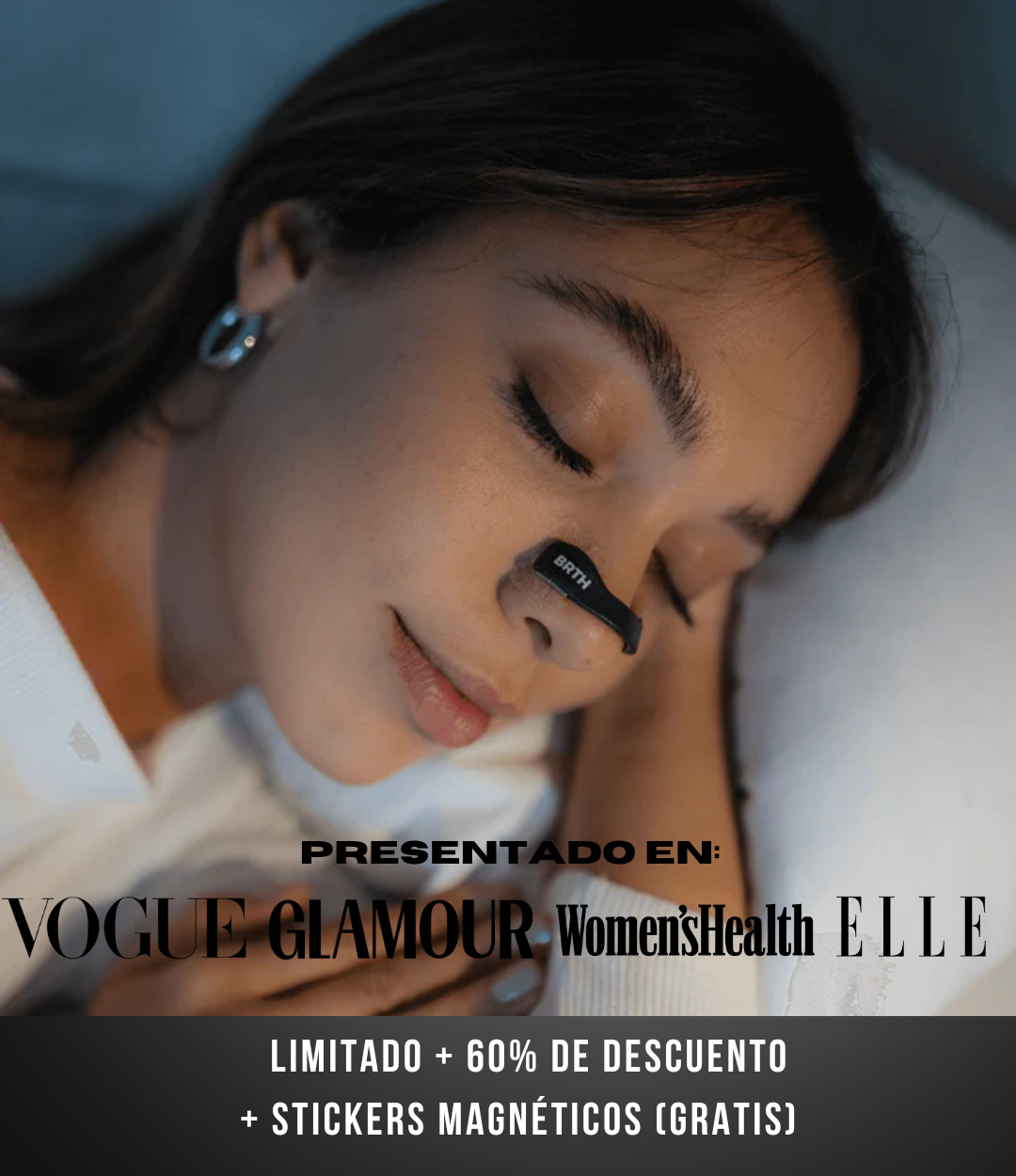 Dilatador Nasal BRTH + 30 Stickers Magnéticos (GRATIS)