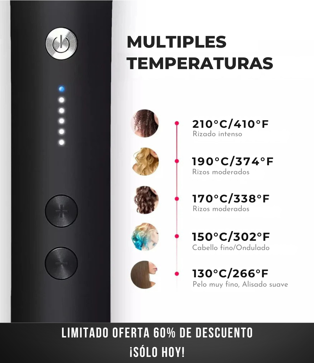 OFERTA Cepillo Alisador TYMO® Liss