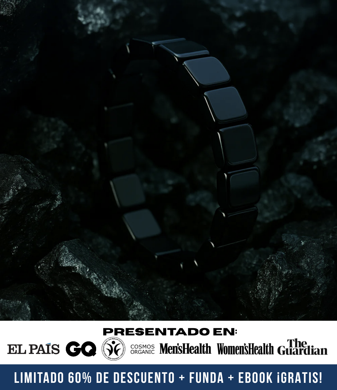 Pulsera de Hematita Hemax® — El Aliado del Rendimiento Masculino