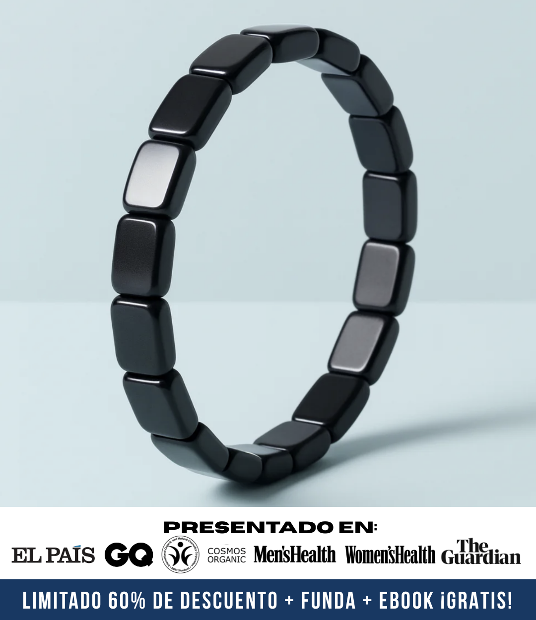 Pulsera de Hematita Hemax® — El Aliado del Rendimiento Masculino