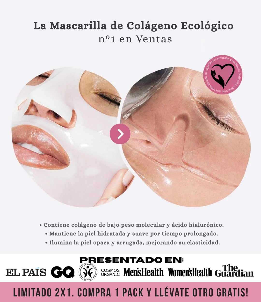 Mascarilla de Colágeno Coreana Quasi®