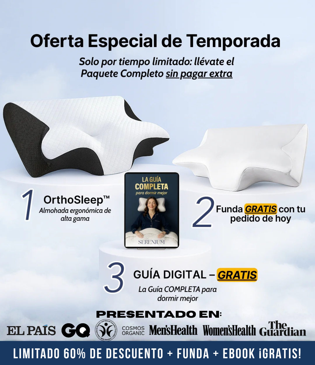 OrthoSleep® - Almohada Cervical Ortopédica