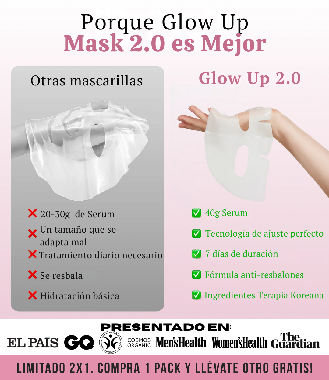 Mascarilla de Colágeno Coreana Quasi®