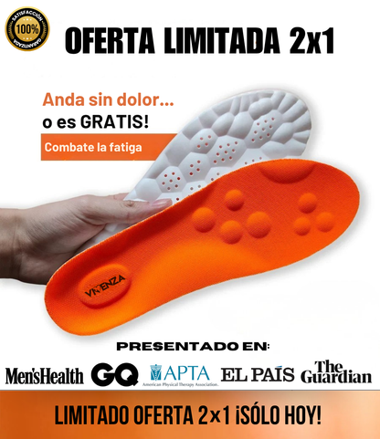 OFERTA 2x1 Plantillas Ortopédicas Steppers®