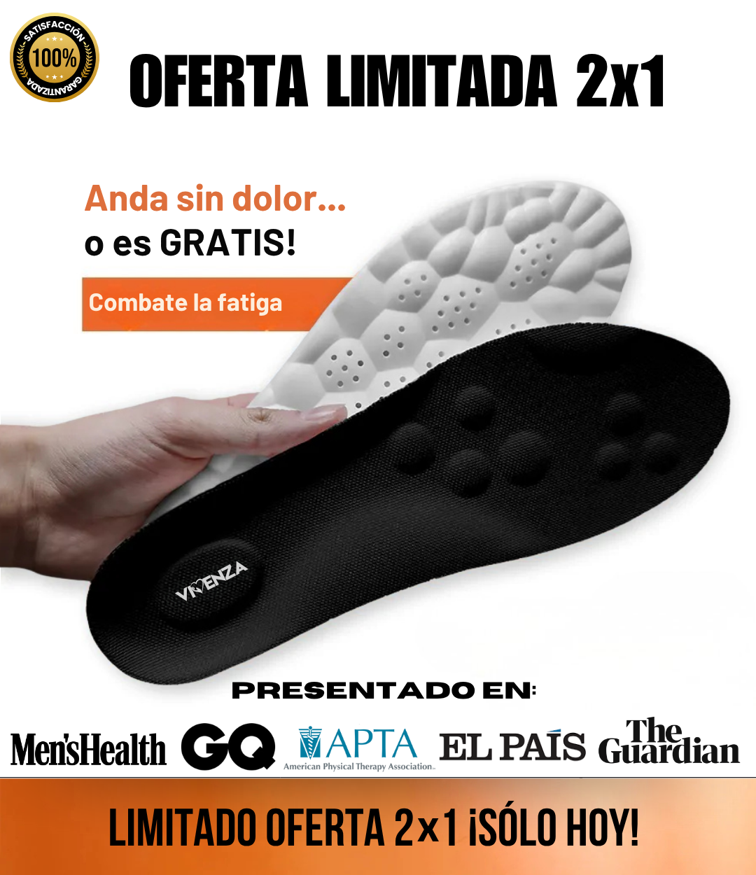 OFERTA 2x1 Plantillas Ortopédicas Steppers®
