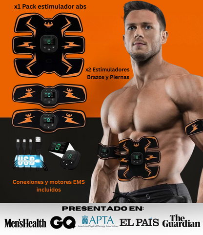 Estimulador Abdominales PowerAbs® + Crema Quemagrasa Ultraburn GRATIS